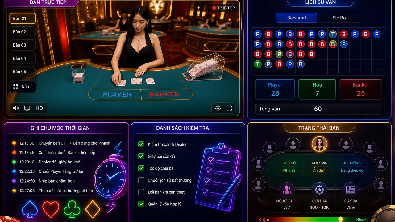 Khi ba khu vực hiển thị lệch nhau: cách theo dõi ca i9bet an toàn và rõ ràng