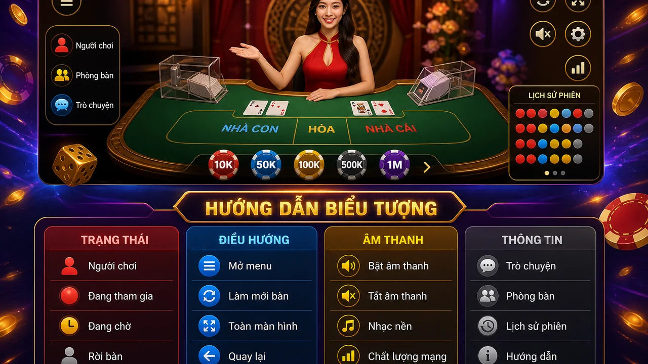 Đọc đúng màu và biểu tượng trên bàn live i9bet: Case study dễ hiểu