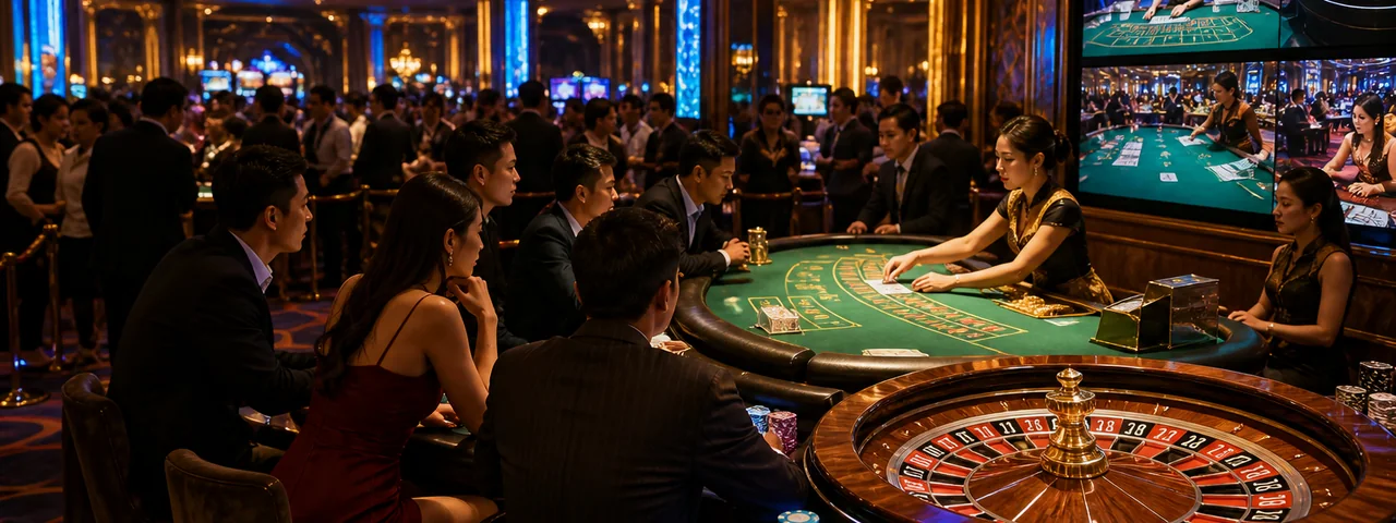 Khám phá Baccarat và các trò chơi bàn live